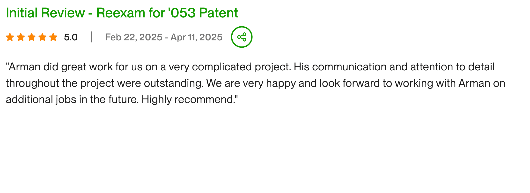 Herbert K. #2 from Upwork